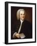 Portrait of Johann Sebastian Bach, by Haussmann, Elias Gottlob (1695-1774) (Oil on Canvas)-Elias Gottleib Haussmann-Framed Giclee Print