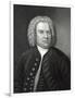 Portrait of Johann Sebastian Bach, German Composer (Engraving)-Elias Gottleib Haussmann-Framed Giclee Print