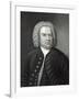 Portrait of Johann Sebastian Bach, German Composer (Engraving)-Elias Gottleib Haussmann-Framed Giclee Print