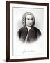 Portrait of Johann Sebastian Bach-V. Weger-Framed Giclee Print