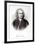 Portrait of Johann Sebastian Bach-V. Weger-Framed Giclee Print