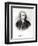 Portrait of Johann Sebastian Bach-V. Weger-Framed Premium Giclee Print