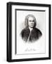 Portrait of Johann Sebastian Bach-V. Weger-Framed Premium Giclee Print