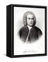 Portrait of Johann Sebastian Bach-V. Weger-Framed Stretched Canvas