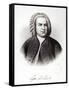 Portrait of Johann Sebastian Bach-V. Weger-Framed Stretched Canvas