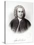 Portrait of Johann Sebastian Bach-V. Weger-Stretched Canvas