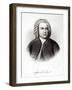 Portrait of Johann Sebastian Bach-V. Weger-Framed Giclee Print