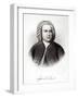 Portrait of Johann Sebastian Bach-V. Weger-Framed Giclee Print