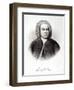 Portrait of Johann Sebastian Bach-V. Weger-Framed Giclee Print