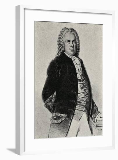 Portrait of Johann Sebastian Bach-null-Framed Giclee Print