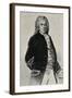 Portrait of Johann Sebastian Bach-null-Framed Giclee Print