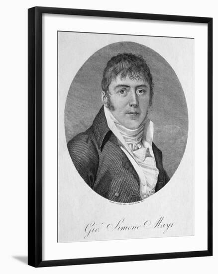 Portrait of Johann Simon Mayr-null-Framed Giclee Print