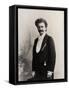 Portrait of Johann Strauss II (1825-1899), Austrian composer-French Photographer-Framed Stretched Canvas