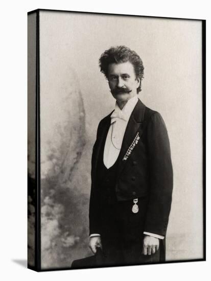 Portrait of Johann Strauss II (1825-1899), Austrian composer-French Photographer-Stretched Canvas