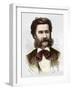 Portrait of Johann Strauss II-Stefano Bianchetti-Framed Giclee Print