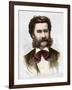 Portrait of Johann Strauss II-Stefano Bianchetti-Framed Giclee Print