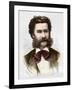 Portrait of Johann Strauss II-Stefano Bianchetti-Framed Giclee Print