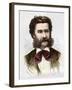 Portrait of Johann Strauss II-Stefano Bianchetti-Framed Premium Giclee Print