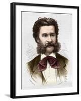 Portrait of Johann Strauss II-Stefano Bianchetti-Framed Giclee Print