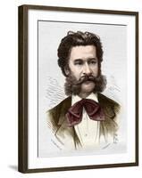 Portrait of Johann Strauss II-Stefano Bianchetti-Framed Giclee Print