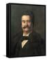 Portrait of Johann Strauss-null-Framed Stretched Canvas