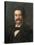 Portrait of Johann Strauss-null-Stretched Canvas