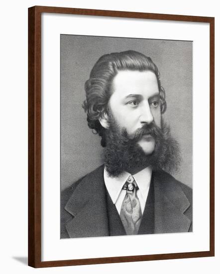 Portrait of Johann Strauss-null-Framed Giclee Print