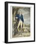 Portrait of Johann Wolfgang Von Goethe in the Country-Johann Heinrich Wilhelm Tischbein-Framed Giclee Print