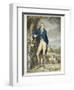 Portrait of Johann Wolfgang Von Goethe in the Country-Johann Heinrich Wilhelm Tischbein-Framed Giclee Print