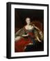 Portrait of Johanna-Elizabeth, Electress of Anhalt-Zerbst, (1712-176), C1746-Antoine Pesne-Framed Giclee Print