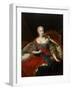 Portrait of Johanna-Elizabeth, Electress of Anhalt-Zerbst, (1712-176), C1746-Antoine Pesne-Framed Giclee Print