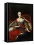 Portrait of Johanna-Elizabeth, Electress of Anhalt-Zerbst, (1712-176), C1746-Antoine Pesne-Framed Stretched Canvas