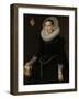 Portrait of Johanna Le Maire, Wife of Pieter Van Son-Nicolaes Eliasz Pickenoy-Framed Art Print