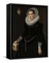 Portrait of Johanna Le Maire, Wife of Pieter Van Son-Nicolaes Eliasz Pickenoy-Framed Stretched Canvas