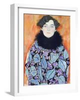 Portrait of Johanna Staude, 1917-1918-Gustav Klimt-Framed Giclee Print