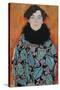 Portrait of Johanna Staude (Unfinished), 1917-18-Gustav Klimt-Stretched Canvas