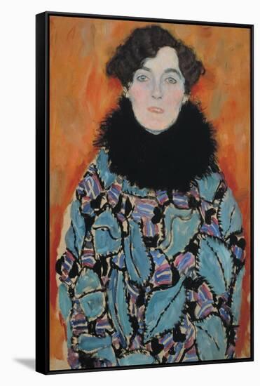 Portrait of Johanna Staude (Unfinished), 1917-18-Gustav Klimt-Framed Stretched Canvas