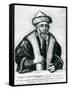 Portrait of Johannes Gutenberg-null-Framed Stretched Canvas