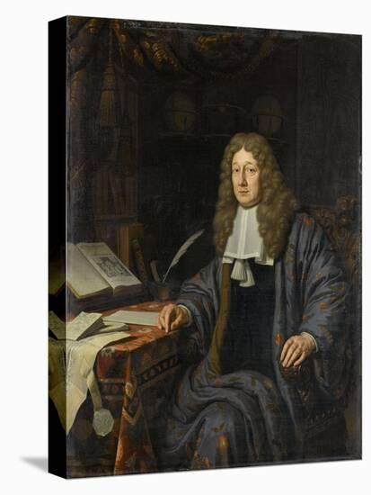 Portrait of Johannes Hudde-Michiel Van Musscher-Stretched Canvas