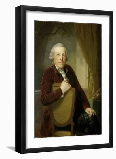 Portrait of Johannes Lublink II, Philosopher, Writer and Statesman-Johann Friedrich August Tischbein-Framed Art Print