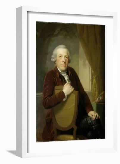 Portrait of Johannes Lublink II, Philosopher, Writer and Statesman-Johann Friedrich August Tischbein-Framed Art Print