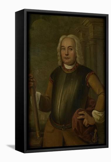 Portrait of Johannes Thedens, Governor-General of the Dutch East India Company-Jacobus Oliphant-Framed Stretched Canvas