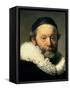 Portrait of Johannes Uyttenbogaert-Rembrandt van Rijn-Framed Stretched Canvas