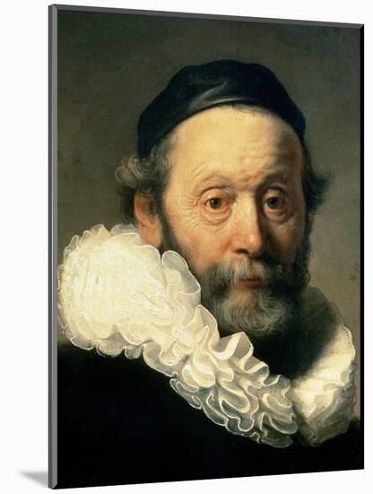 Portrait of Johannes Uyttenbogaert-Rembrandt van Rijn-Mounted Giclee Print