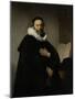 Portrait of Johannes Wtenbogaert-Rembrandt van Rijn-Mounted Art Print