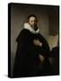 Portrait of Johannes Wtenbogaert-Rembrandt van Rijn-Stretched Canvas