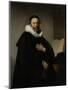 Portrait of Johannes Wtenbogaert-Rembrandt van Rijn-Mounted Art Print