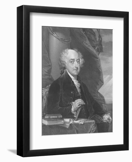 Portrait of John Adams-Stocktrek Images-Framed Art Print