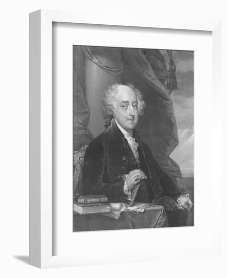 Portrait of John Adams-Stocktrek Images-Framed Art Print