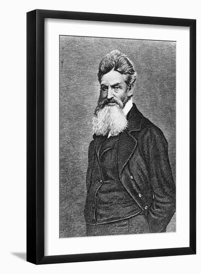 Portrait of John Brown-null-Framed Giclee Print
